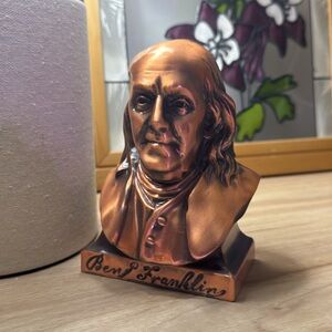 Benjamin Franklin Brass Bust/Statue